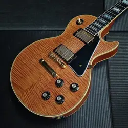GIBSON CUSTOM SHOP 1968 LES PAUL CUSTOM AAA TORREFIED TOP VOS ANTIQUE NATURAL