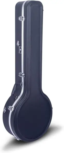 CROSSROCK ABS MOLDED HARDSHELL CASE FOR 5-STRING RESONATOR, GIBSON TENOR BANJO