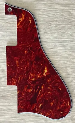 FOR FIT GIBSON ES-335 SHORT STYLE GUITAR PICKGUARD ,4 PLY RED TORTOISE