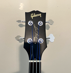 GIBSON LES PAUL JR. TRIBUTE DC LEFT HANDED BASS GUITAR WITH HIPSHOT BRIDGE