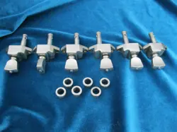 CLEAN USED GIBSON FIREBIRD GUITAR TUNERS NICKEL PLATED BANJO STYLE TUNING GEARS