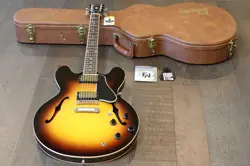 2014 GIBSON ES-335 SEMI-HOLLOW ELECTRIC VINTAGE SUNBURST   OHSC