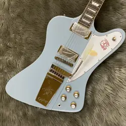 EPIPHONE 1963 FIREBIRD V FROST BLUE INSPIRED BY GIBSON CUSTOM #GG9AY