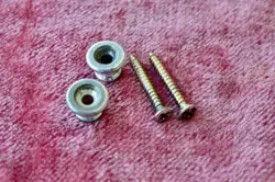 VINTAGE 1950'S GIBSON ALUMINUM STRAP BUTTONS ES-335, LES PAUL SG STANDARD!