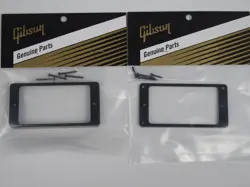 GIBSON BLACK PICKUP RINGS SET LES PAUL SG ES 335 175 GUITAR PART FITS PRS SE