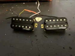 WILKINSON MWHB 'HOT' HUMBUCKER PICKUP SET FOR GIBSON, EPIPHONE - BLACK