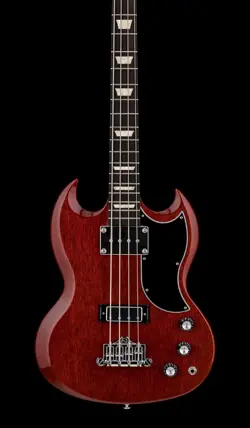 GIBSON SG STANDARD BASS (2021) - HERITAGE CHERRY #10132 WITH ORIGINAL HARD CASE