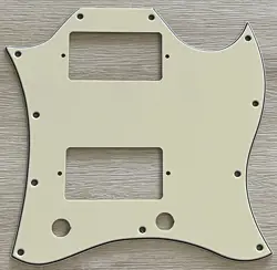 FOR FIT US GIBSON SG STANDARD STYLE FULL FACE GUITAR PICKGUARD, VINTAGE YELLOW