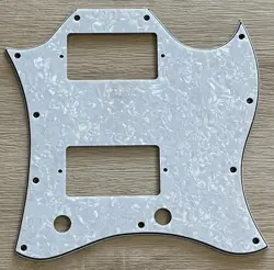 FOR FIT US GIBSON SG STANDARD STYLE FULL FACE GUITAR PICKGUARD, WHITE PEARL