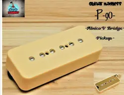 G.M. P-90 SOAP BAR  PICKUP BRIDGE CREAM ALNICO 5 FOR GIBSON, EPIPHONE ®