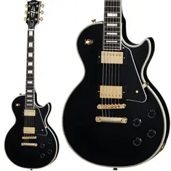EPIPHONE LES PAUL CUSTOM EBONY INSPIRED BY GIBSON CUSTOM #GGAPT