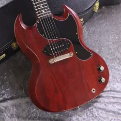 GIBSON CUSTOM SHOP MURPHY LAB 1963 SG JUNIOR CHERRY LIGHTNING BAR ULTRA #GGE3U