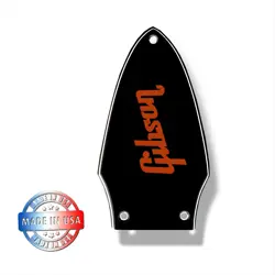 3 PLY BLACK/WHITE/BLACK TRUSS ROD COVER FOR 1975 GIBSON FLYING V   RED DECAL