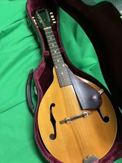 GIBSON A-STYLE MANDOLIN WITH CASE, BEAUTIFUL INSTRUMENT