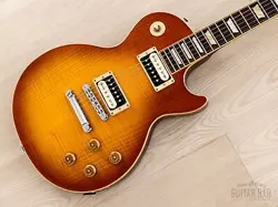 2008 GIBSON LES PAUL STANDARD PLUS LIGHT BURST AAA FLAME TOP W/ BARE KNUCKLE