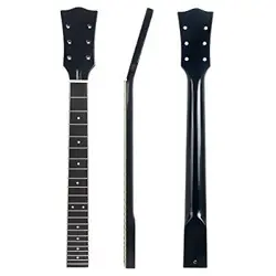 22 FRETS ELECTRIC GUITAR NECK MAPLE SOLID BLACK FINISH FOR GIBSON LES PAUL LP