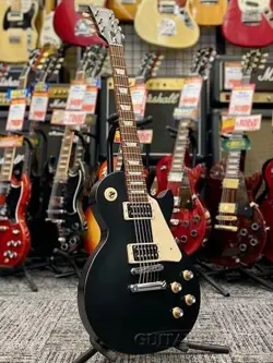 GIBSON LES PAUL STUDIO FADED SATIN EBONY BLACK MADE IN USA 2016 ELECTRIC GUITAR
