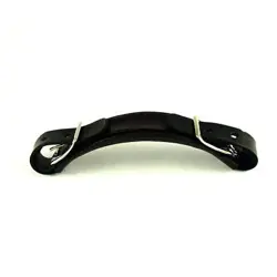ALLPARTS REPLACEMENT HANDLE FOR GIBSON STYLE CASE - BLACK LEATHER