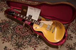 GIBSON CUSTOM SHOP CS7 LES PAUL GOLD TOP VOS USA 2015 SOLID BODY ELECTRIC GUITAR