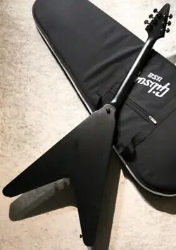 GIBSON USED FLYING V B-2 SATIN EBONY 3.31KG 2019 DIRTY FINGERS PU SAFE DELIVERY