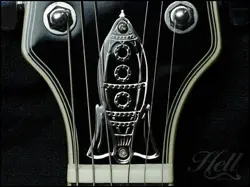 ROCK-IT! BRASS TRUSS ROD COVER. FITS MOST GIBSON, LES PAUL, SG   MORE
