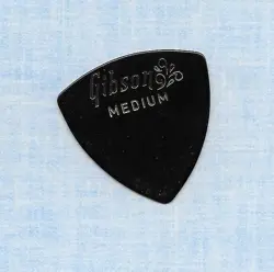 GIBSON WATER DROP SPLASH GUITAR PICK ROUNDED TRIANGLE 346 SHAPE MEDIUM GAUGE
