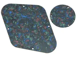 ABALONE PEARL LP REAR CONTROL PLATE WITH SWITCH CAVITY COVER FOR GIBSON LES PAUL