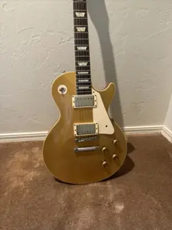 GIBSON CS HISTORIC COLLECTION 1957 LES PAUL STANDARD REISSUE GOLD TOP LPR-7