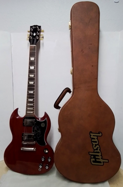 GIBSON USA SG '61 REISSUE, 2021, CHERRY RED, WITH OHSC
