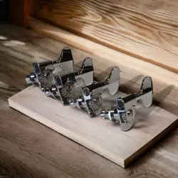 GIBSON VICTORY CHROME BASS TUNERS 4 IN LINE