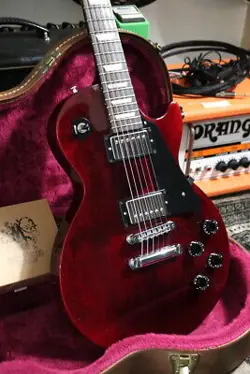 GIBSON LES PAUL STUDIO 2001 WINE RED W/ MONTY'S RETRO WIND HUMBUCKER SET O3907