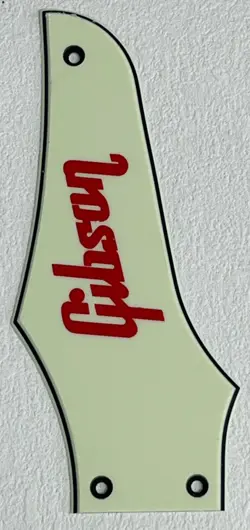 NEW FOR GIBSON FIREBIRD TRUSS ROD COVER RED LOGO GUITAR PICKGUARD 3 PLY GREEN