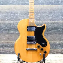 GIBSON L6-S CUSTOM SOLID MAPLE BODY SUPER HUMBUCKING PICKUPS ELECTRIC GUITAR