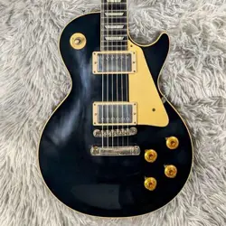 GIBSON GIBSON 1957 LES PAUL STANDARD REISSUE ALL EBONY VOS LAST PRICE BEFORE PRI
