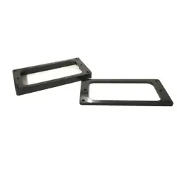 2 FRAMES MICRO TV JONES EM1 GIBSON STYLE PICKUP MOUNTING RING BLACK