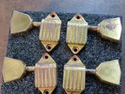 AGED KLUSON GOLD WAFFLEBACK TUNERS RELIC FIT GIBSON HISTORIC LES PAUL CUSTOM