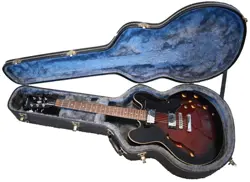 EPIPHONE DOT TOBACCO BURST ELECTRIC GUITAR WITH HARD CASE
