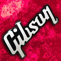 GIBSON WHITE LOGO STICKER INSANELY RARE LIMITED EDITION CASE CANDY BUMPER
