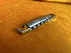 1970S GIBSON VINTAGE CHROME TAILPIECE STOP BAR LES PAUL CUSTOM SG ES