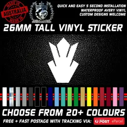 GIBSON CROWN HEADSTOCK GUITAR REPLACEMENT VINYL STICKER DECAL 26MM TALL