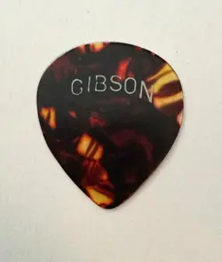 VINTAGE GUITAR PICK - 1950S GIBSON LOOK!!