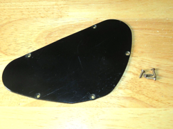 GIBSON 1974 BLACK SG CONTROL COVER