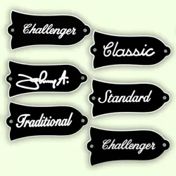 GUITAR PARTS FOR US GIBSON LES PAUL STANDARD TRUSS ROD COVER PLATE PRINT LOGO