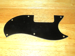 GIBSON 1974 BLACK 3 PLY EB 3 BASS PICKGUARD