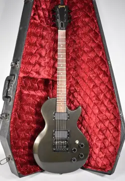 1985 GIBSON LES PAUL INVADER BLACK OLIVE FINISH