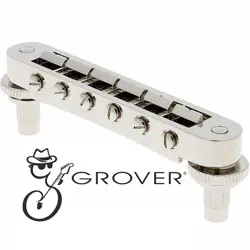 NEW GROVER NASHVILLE TUNE-O-MATIC BRIDGE FOR USA GIBSON LES PAUL/SG® 520N NICKEL