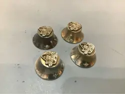 1994 GIBSON 100TH ANNIVERSARY VOLUME CONTROL KNOB 4PCS SET METAL WITH DIAMONDS