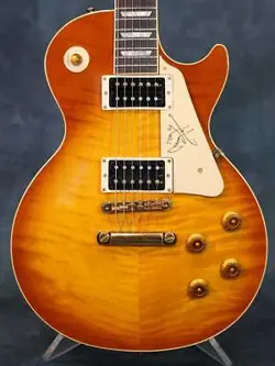 GIBSON THE JIMMY PAGE SIGNATURE LES PAUL LIGHT HONEY BURST ELECTRIC GUITAR