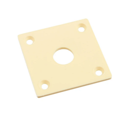 VINTAGE STYLE SQUARE IVORY JACK PLATE FOR GIBSON LES PAUL® AP-0635-000