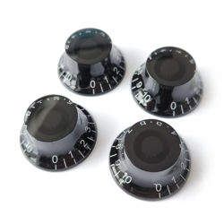 TOP HAT SPEED CONTROL KNOBS – VOLUME TONE GIBSON & EPIPHONE LES PAUL – BLACK